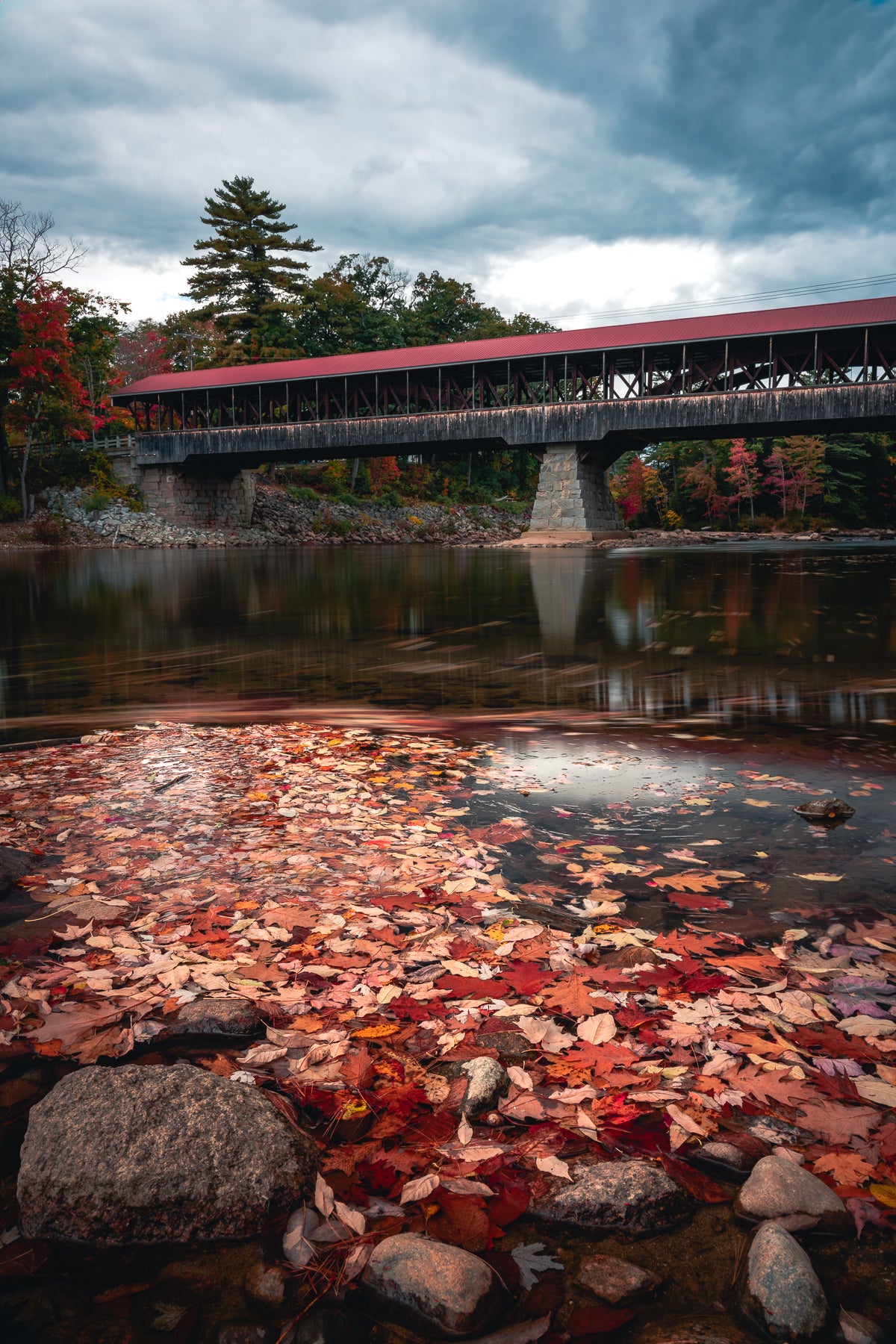 Saco Covered Bridge in New Hampshire
