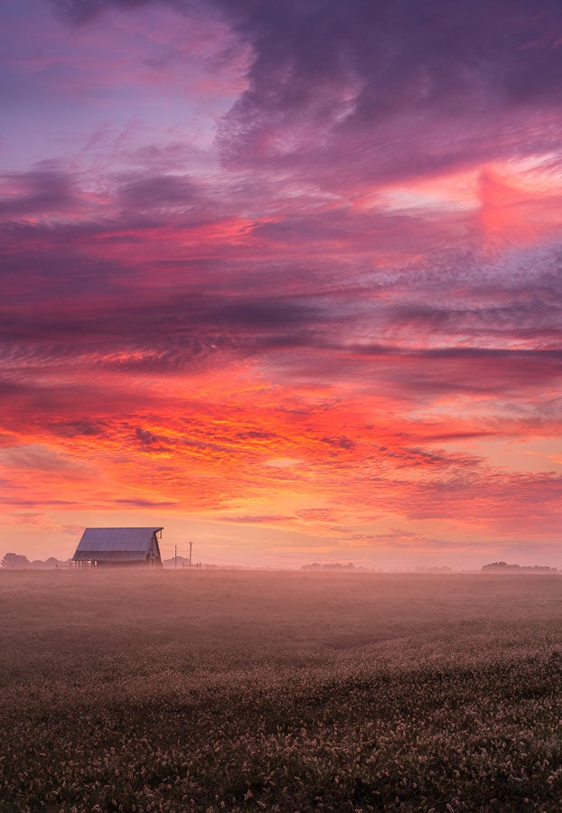 A Barn and an Incredible Sunrise