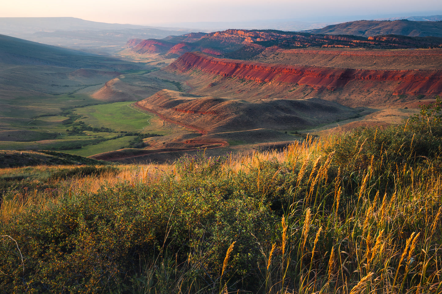 Red Canyon Overlook Near Lander Wyoming