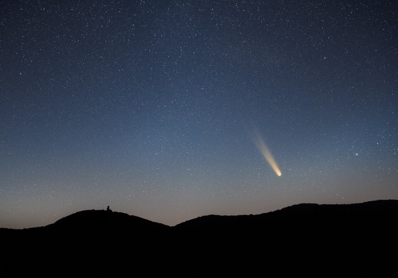 Neowise Comet Over Brasstown Bald