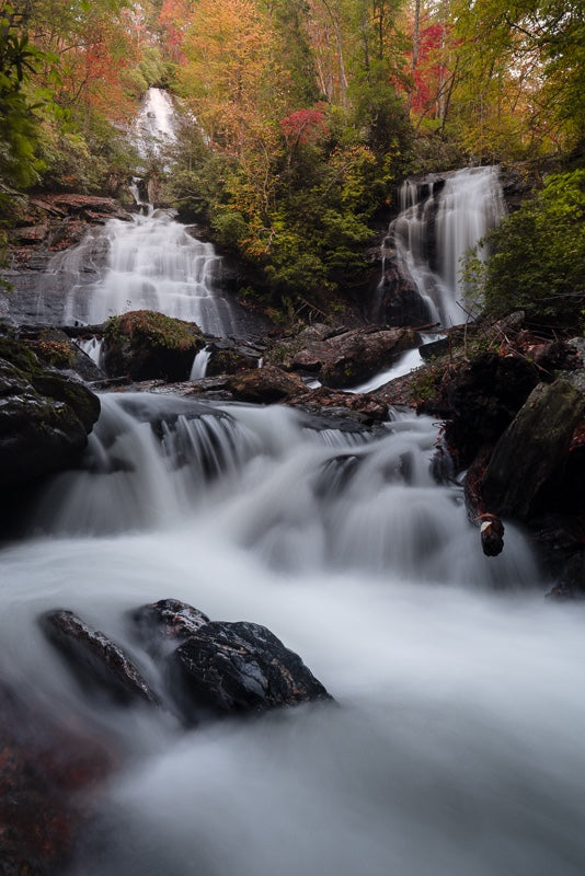 Anna Ruby Falls in the Fall