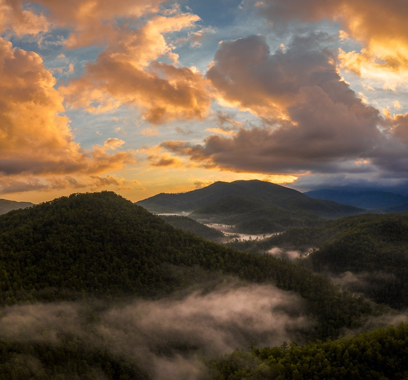 Sunset at Great Smoky Mountains National Park
