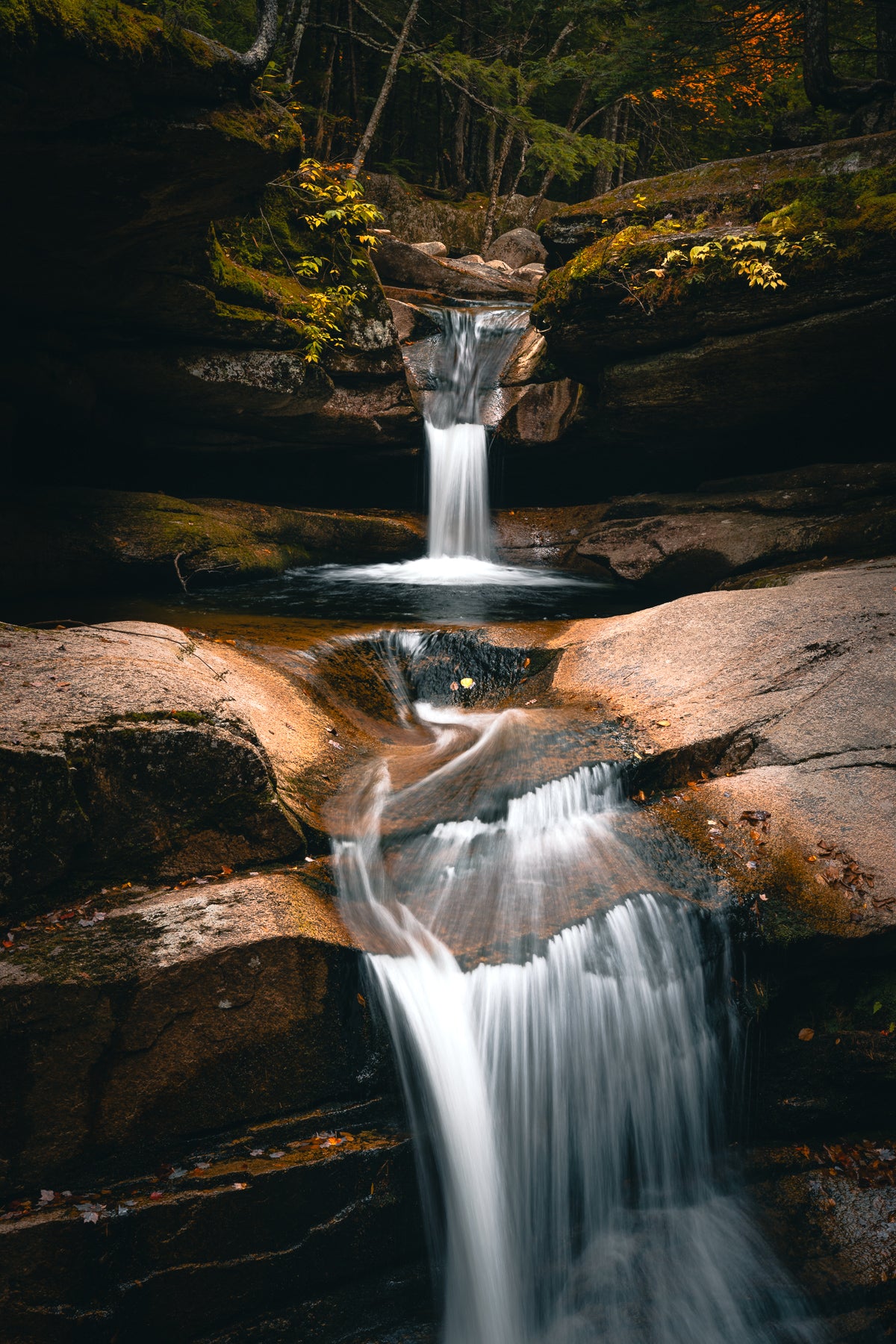 Sabbaday Falls in New Hampshire