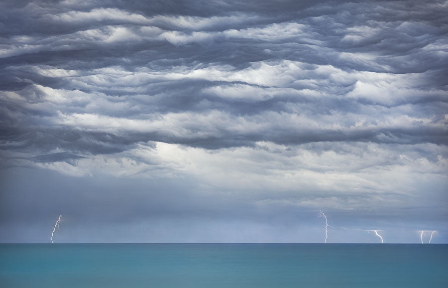 Lightning Under Menacing Clouds