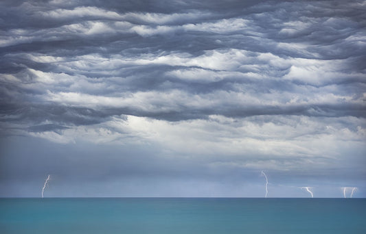 Lightning Under Menacing Clouds