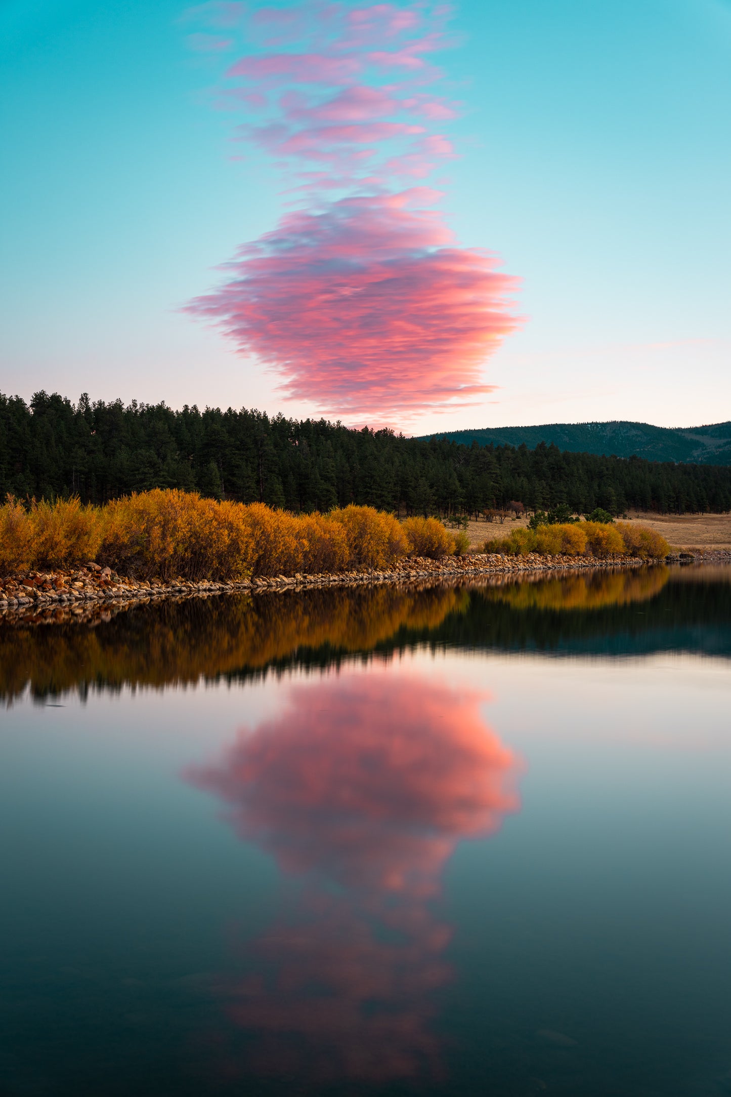 Sunset Reflection in Vermejo