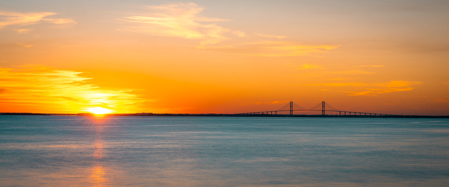 Sidney Lanier Bridge Sunset