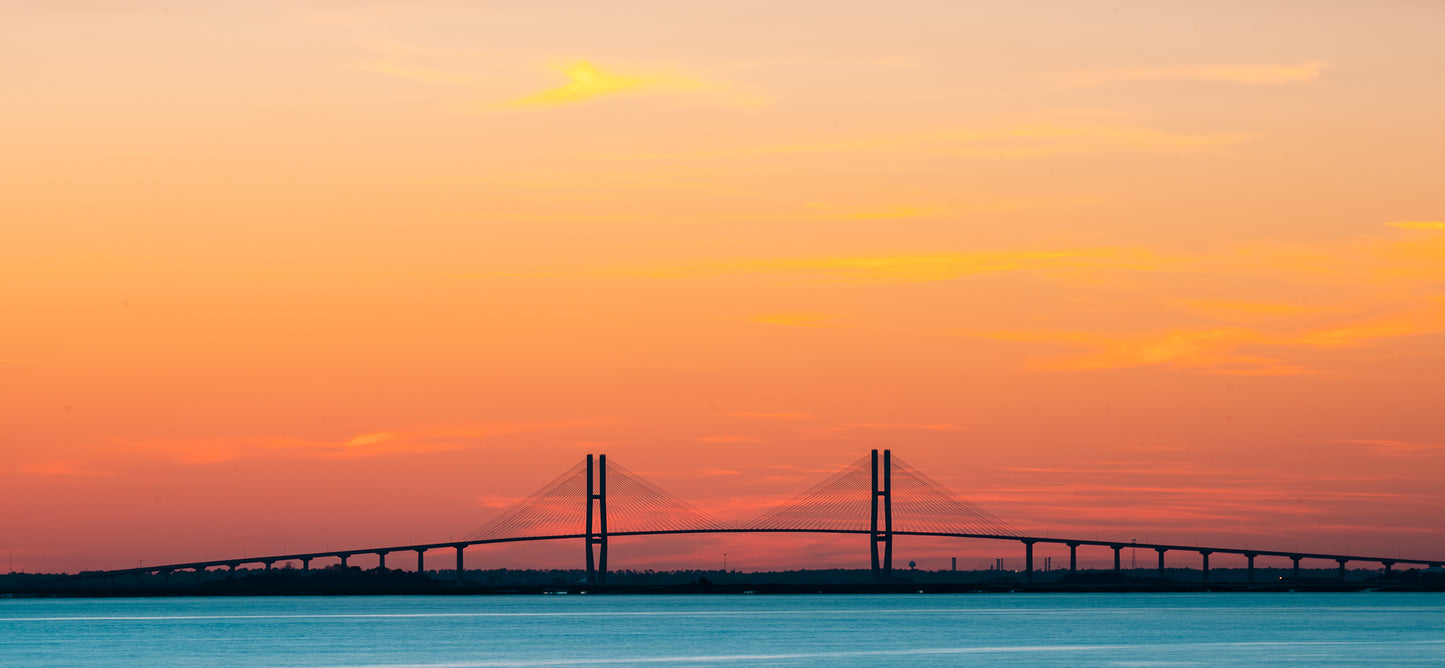 Sidney Lanier Bridge Sunset Version 2