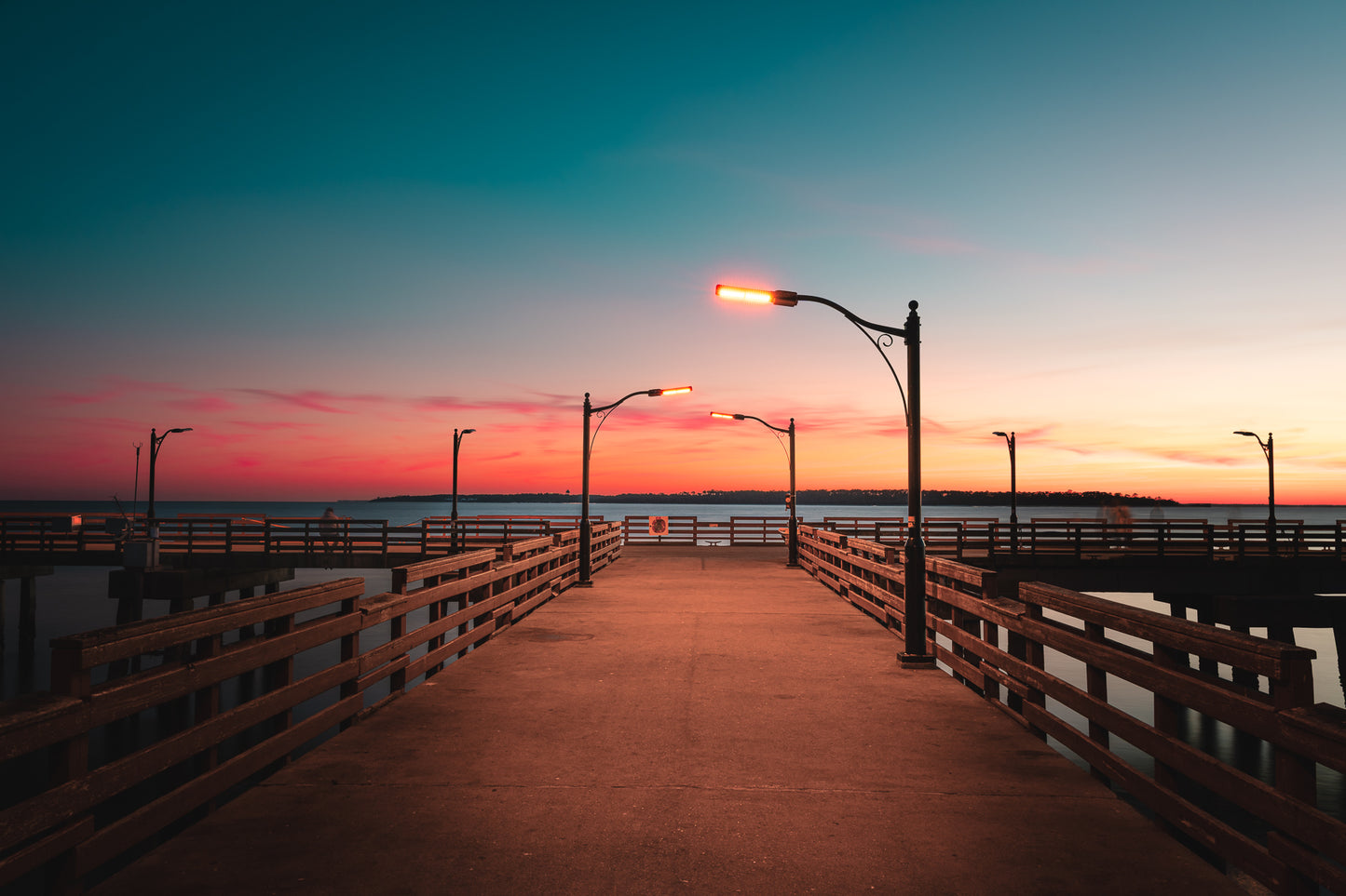 St. Simons Pier at Sunset