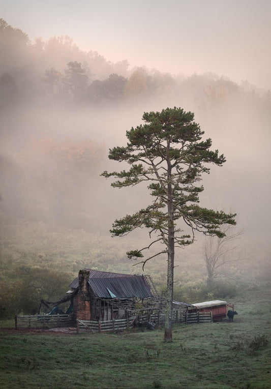 Old Homestead in Early Fall