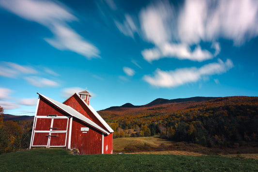 Grand View Barn Near Stowe, Vermont