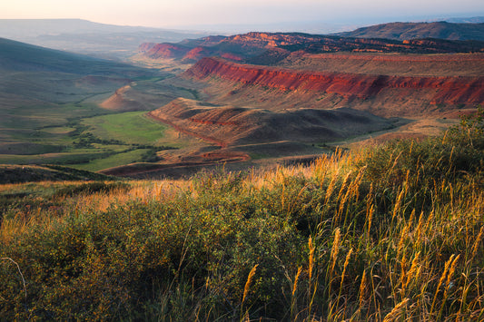 Red Canyon Overlook Near Lander Wyoming