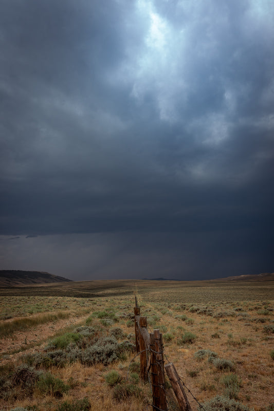 Thunderstorm Over Plains of Wyoming
