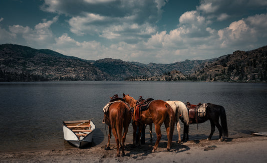 Horseback Ride to Glacial Lake in Winds