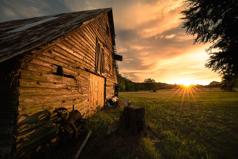 Magic Hour at the Barn