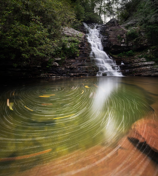 Swirling Waterfall in Tennessee