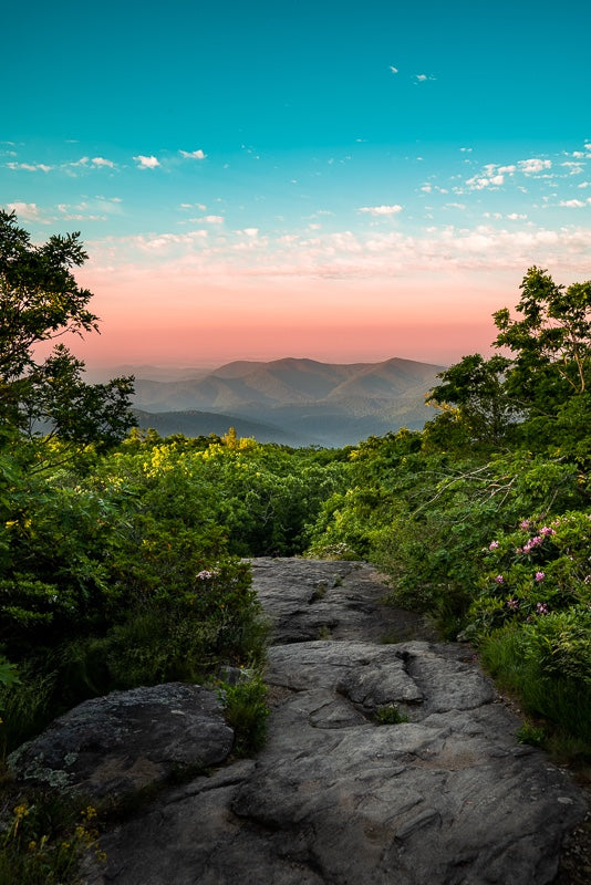 Blood Mountain Summit at Sunrise