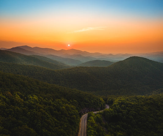 Sunset at Hogpen Gap