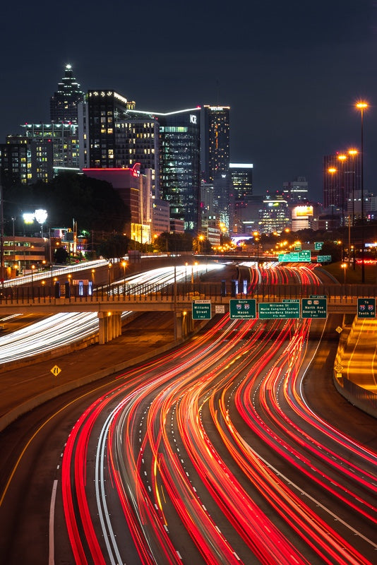 Atlanta Traffic at Night