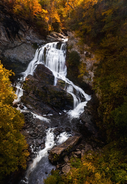 Cullasaja Falls Aerial